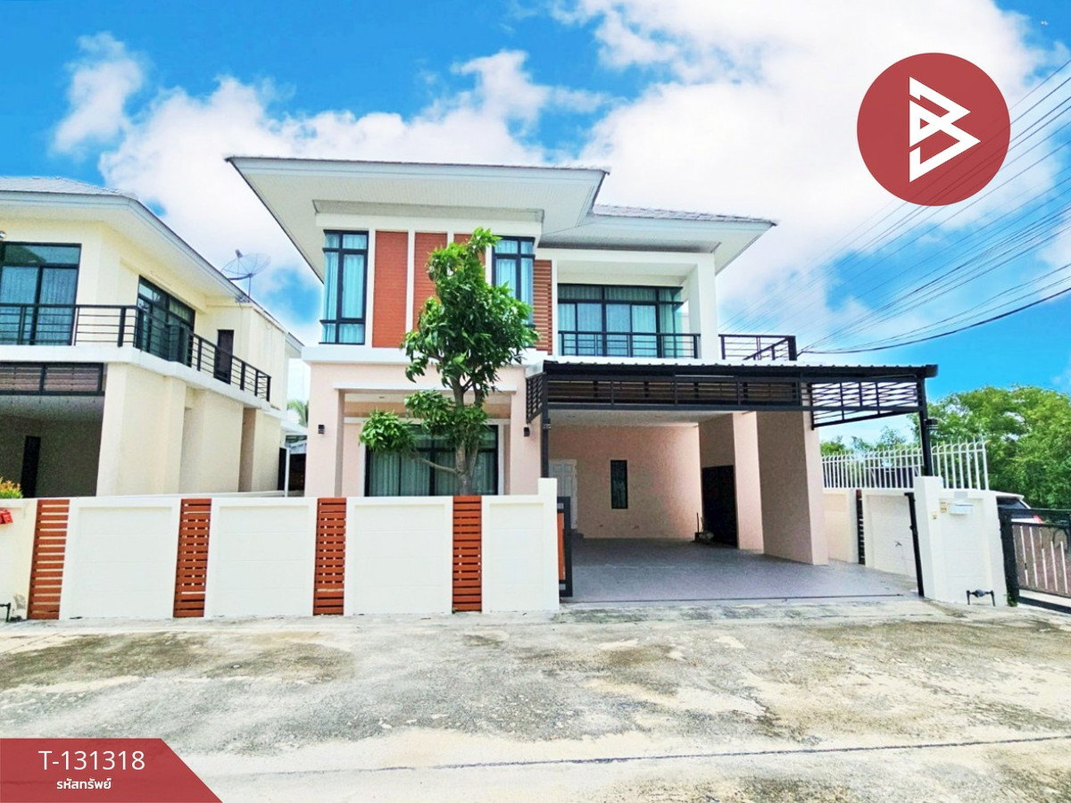 For SaleHousePattaya, Bangsaen, Chonburi : Single house for sale Warasiri Place Village, Samet, Chonburi