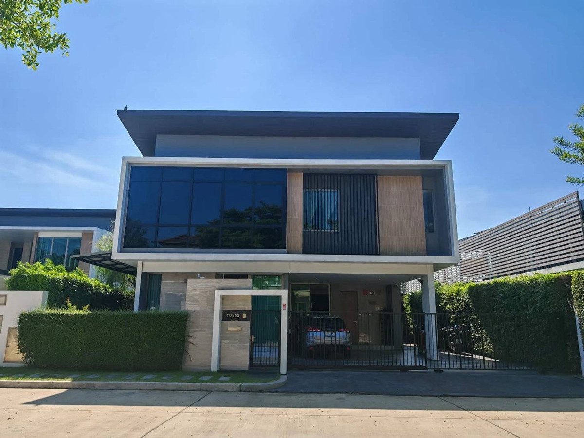 HousePhutthamonthon, Salaya : For sale-for rent ‼️2-storey detached house, area 100.2 sq m, Icon Village, Pinklao 80,000/month