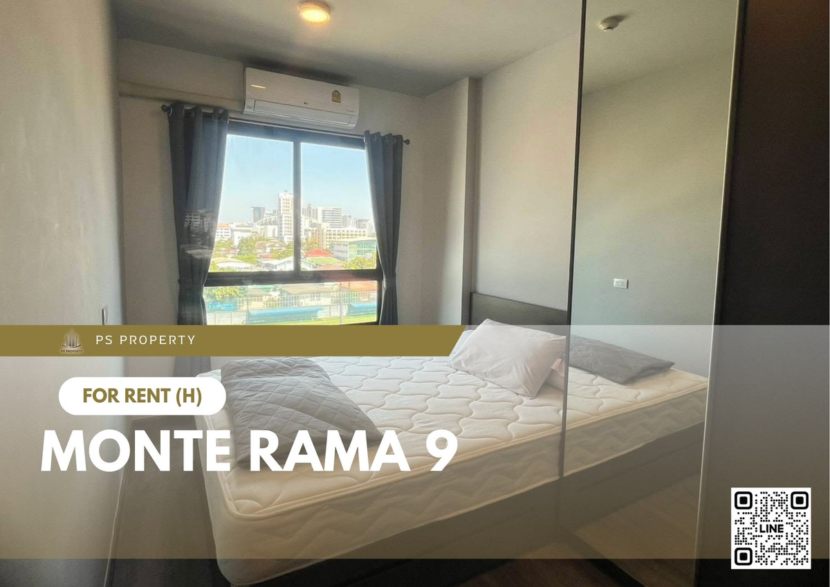 For RentCondoRama9, Petchburi, RCA : For Rent ✨ Monte Rama 9 ✨ Fully furnished with appliances. Near ARL Ramkhamhaeng.