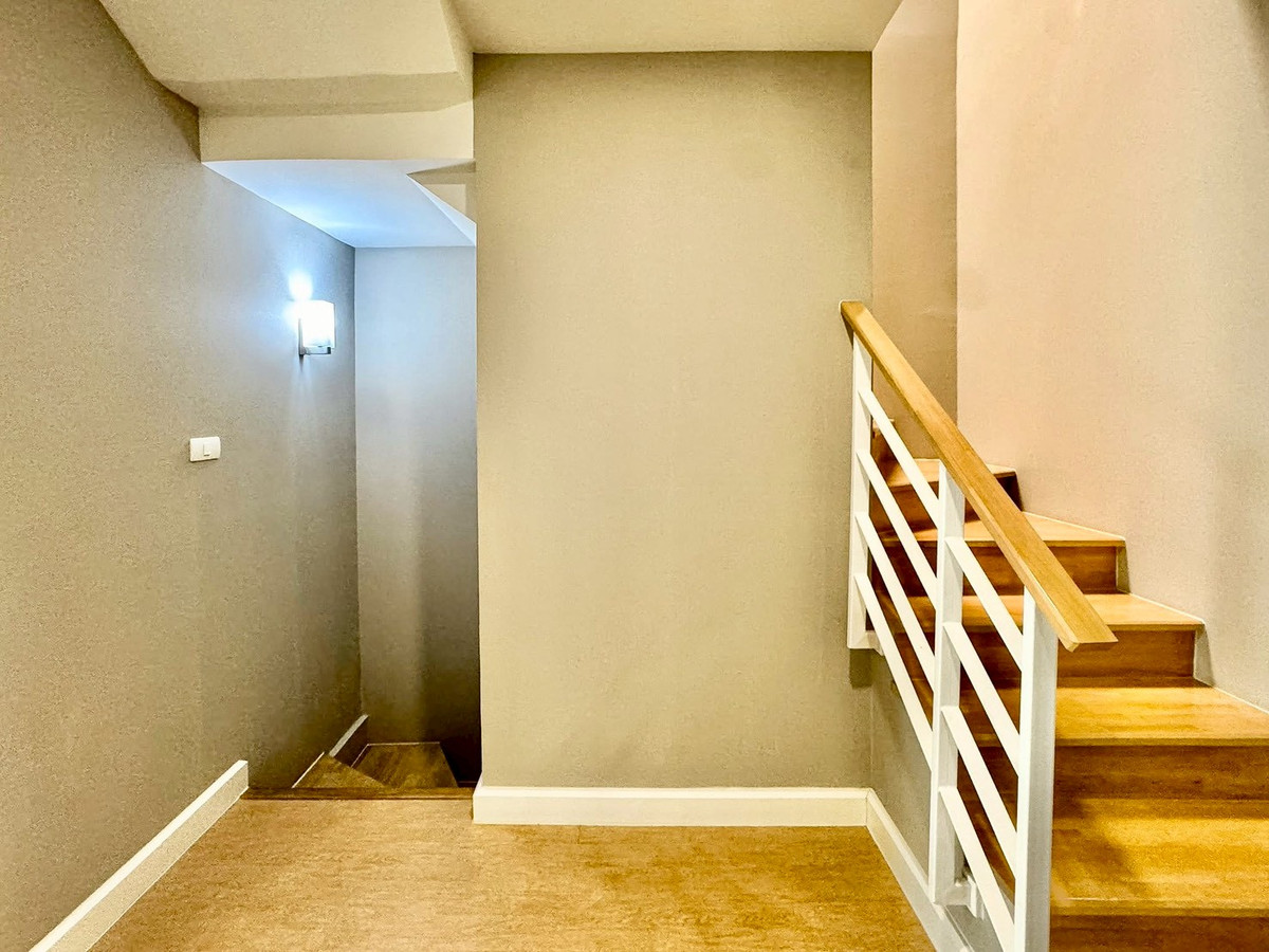 For SaleTownhomeNawamin, Ramindra : 3-story townhome for sale, PATIO Watcharapol - Ramindra, Modern Iconic Style, area 19.3 square meters, 4 bedrooms, Watcharapol Road, Tha Raeng Subdistrict, Bang Khen District, Bangkok