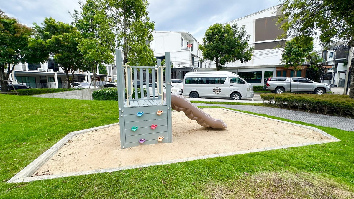 For SaleTownhomeNawamin, Ramindra : 3-story townhome for sale, PATIO Watcharapol - Ramindra, Modern Iconic Style, area 19.3 square meters, 4 bedrooms, Watcharapol Road, Tha Raeng Subdistrict, Bang Khen District, Bangkok