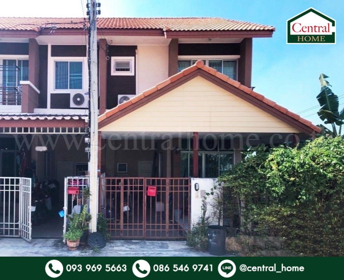 ขายทาวน์โฮมปทุมธานี รังสิต ธรรมศาสตร์ : ทาวน์เฮ้าส์ พนาสนธิ์ วิลล่า คลอง 4 - ลำลูกกา หลังริม