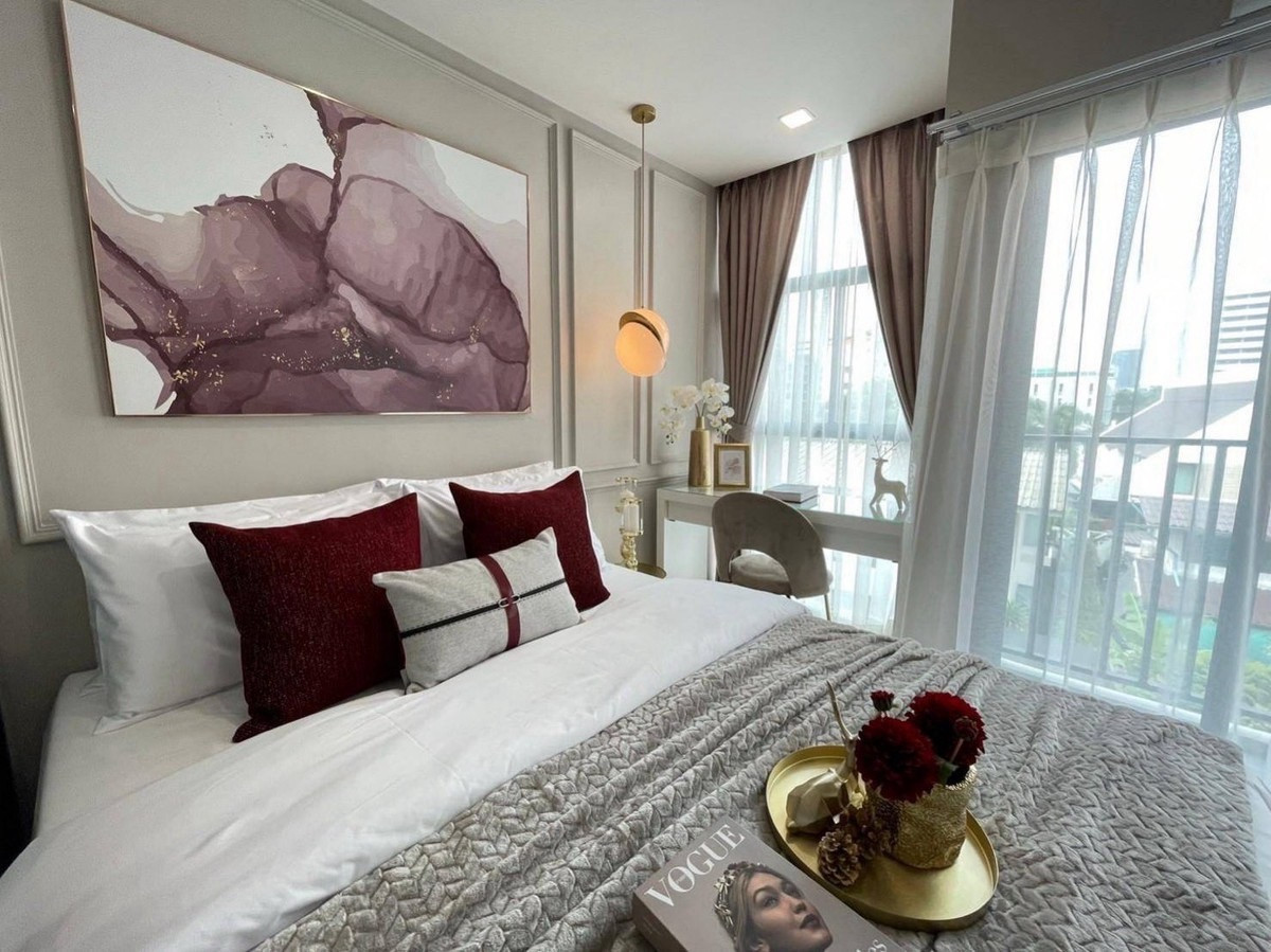 For RentCondoRatchadapisek, Huaikwang, Suttisan : 🌈Condo for rent Ivory Ratchada 32 
New room, sample room, fully furnished, very beautiful, 13,000/month, ready to move in.