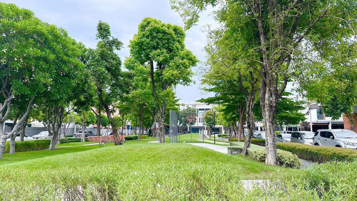 For SaleTownhomeNawamin, Ramindra : 3-story townhome for sale, PATIO Watcharapol - Ramindra, Modern Iconic Style, area 19.3 square meters, 4 bedrooms, Watcharapol Road, Tha Raeng Subdistrict, Bang Khen District, Bangkok