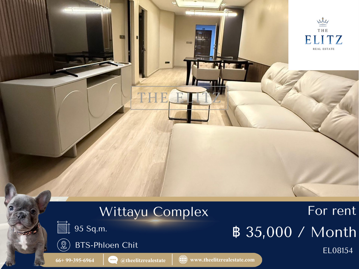 ให้เช่าคอนโดวิทยุ ชิดลม หลังสวน : ✨ Best Deal on Wireless Rd คอนโด Wittayu Complex ห้องกว้างฟีลบ้าน ในราคาที่คุ้มค่าที่สุดในย่านนี้ 💕