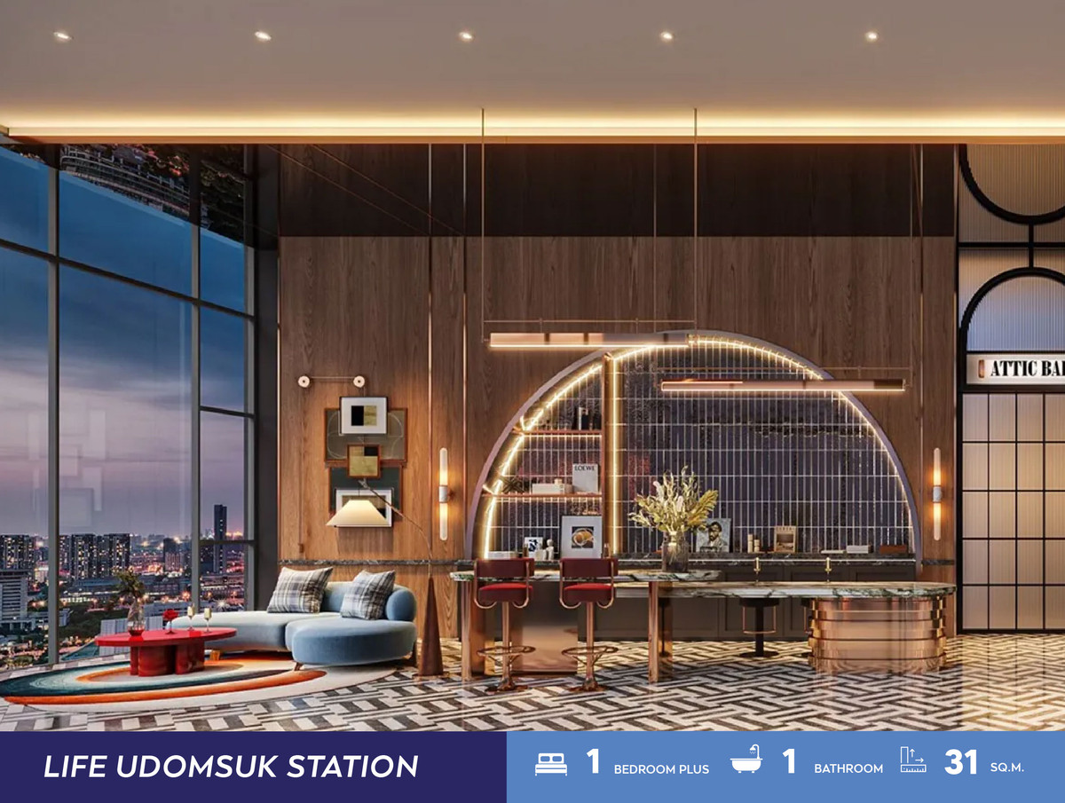 For SaleCondoOnnut, Udomsuk : Life Udomsuk Station (1 Bed Plus 31 sq.m. Floor 29) Price 4,010,000 thb.