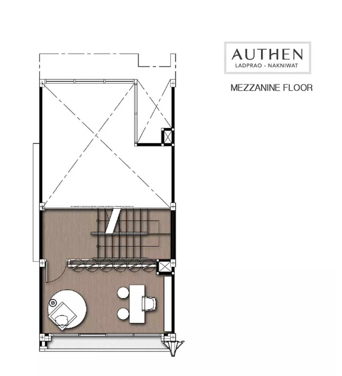 ให้เช่าทาวน์โฮมโชคชัย4 ลาดพร้าว71 : ให้เช่าทาวน์โฮม 3.5 ชั้น หลังมุม โครงการ Authen Ladprao–Nakniwa ซอยนาคนิวาศ 48 ใกล้เซ็นทรัลอีสวิลล์
