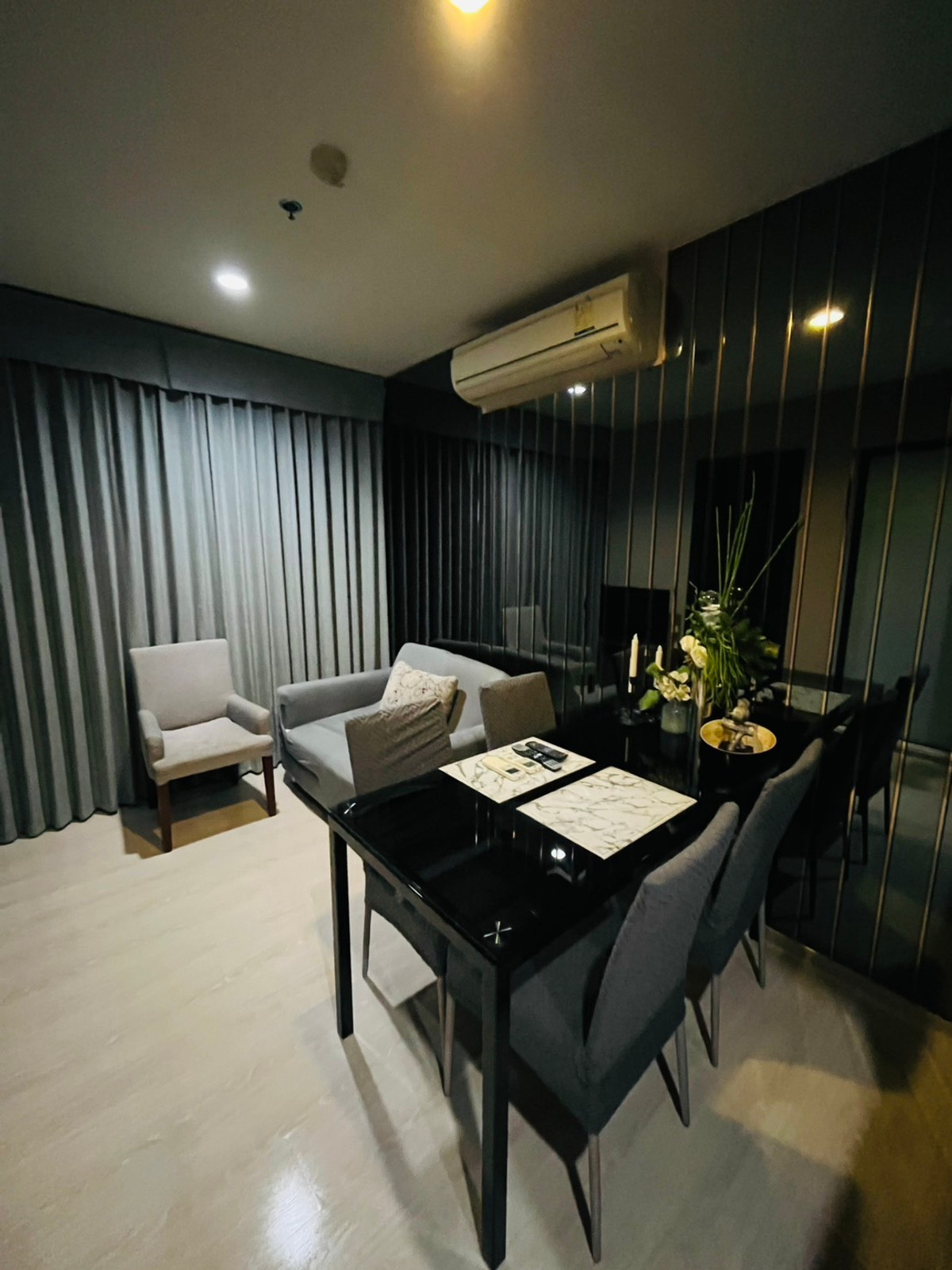 For RentCondoRama9, Petchburi, RCA : Best price‼️For rent Rhythm Asoke, beautiful room, fully decorated, ready to move in, very good price.