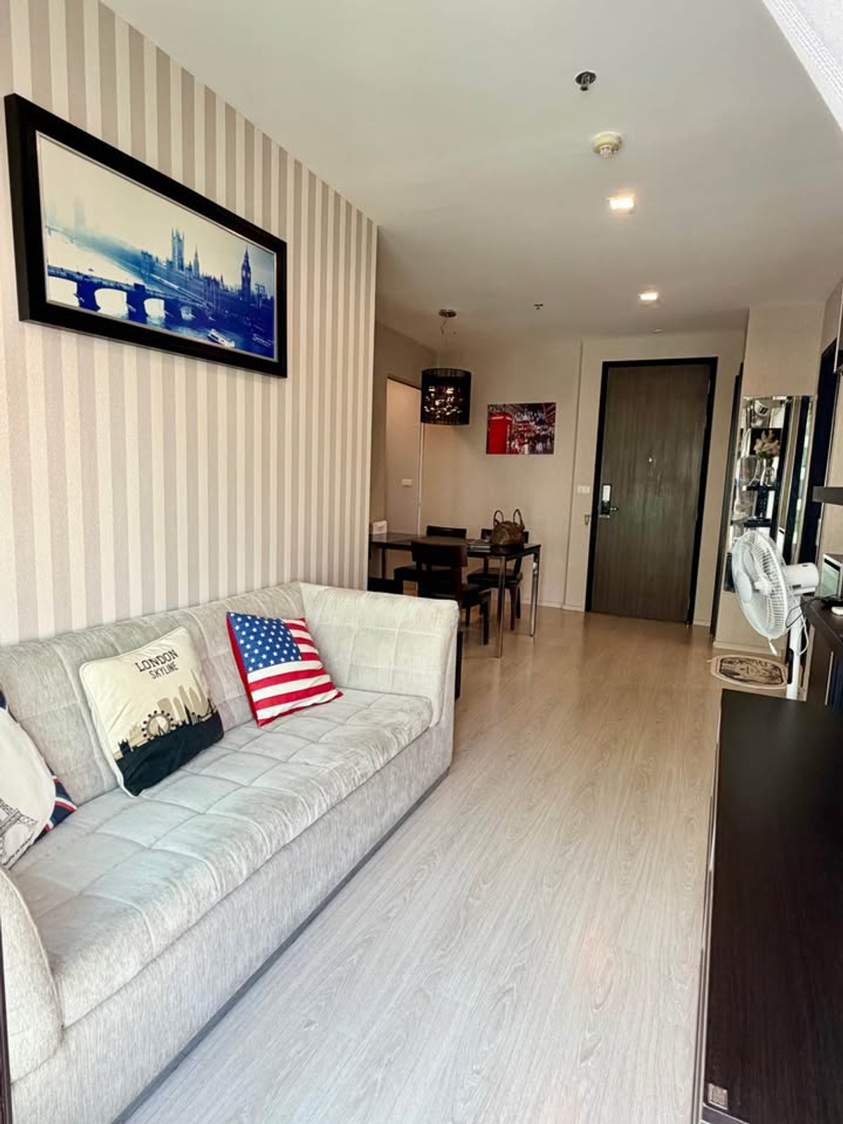 For RentCondoOnnut, Udomsuk : Rhythm Sukhumvit 44/1 for rent 51 sqm 2 beds 1 bath 35,000 per month