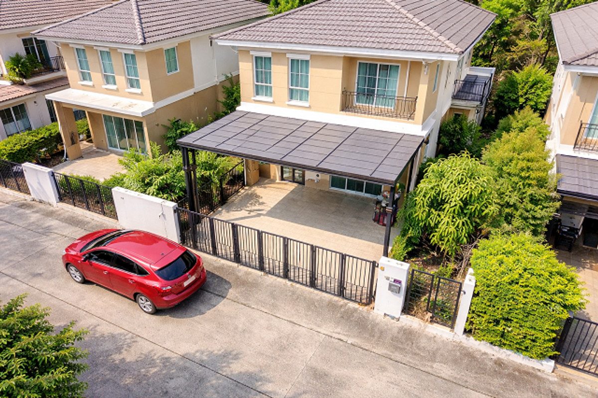 For RentHouseBangna, Bearing, Lasalle : Teparak-MuangMai Panasonic Golden Spoon Market house for rent Baan Pruksa MuangMai BangPhli 3bed 2ba