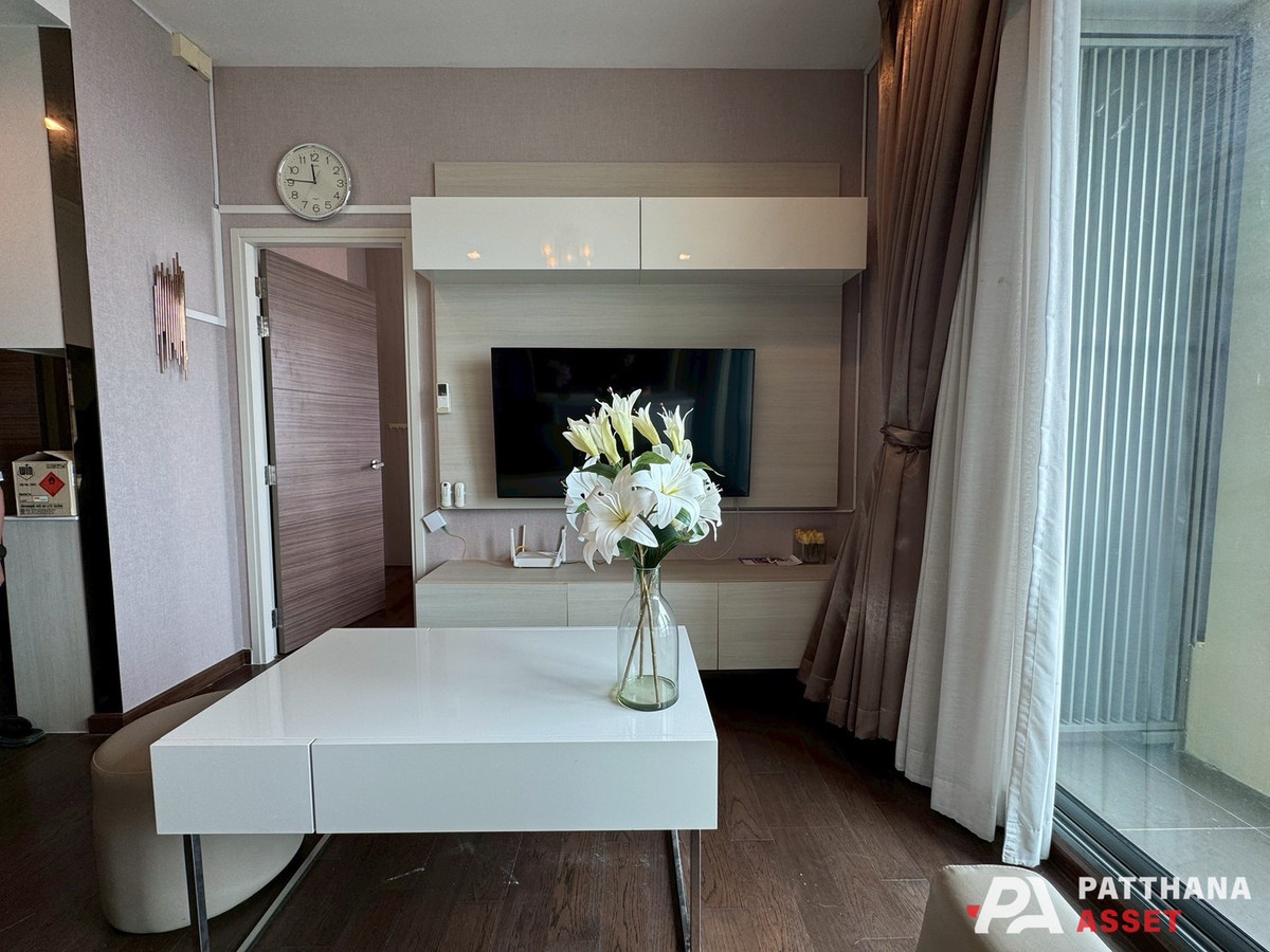 For RentCondoRama9, Petchburi, RCA : Q Asoke – 2 bedrooms for rent, beautiful room, good condition, like new.