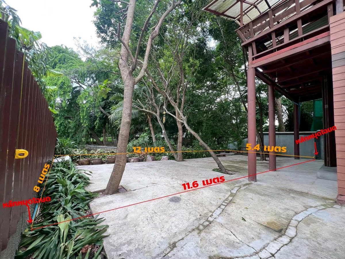 For SaleHouseMin Buri, Romklao : For sale, detached house next to the lake. Rare plot in the Sammakorn Ramkhamhaeng 110/112 project.