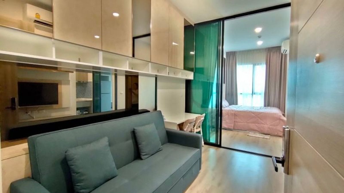 For RentCondoRamkhamhaeng, Hua Mak : [[For rent]] Condo near Ramkhamhaeng Hospital, MRT Lam Sali Intersection, Condo Knightsbridge Collage Ramkhamhaeng, beautifully decorated, ready to move in 1/3/69.