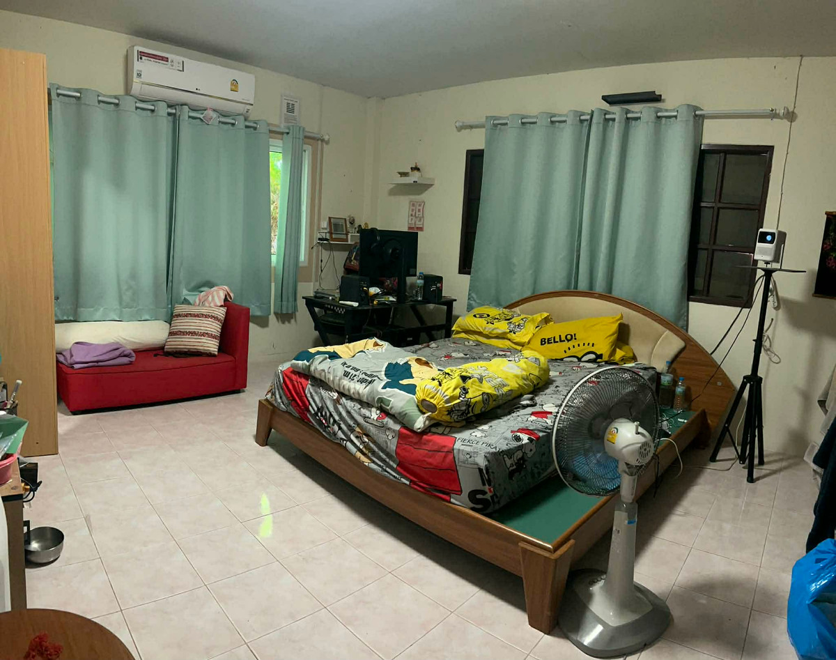 ขายบ้านสุพรรณบุรี : ขายบ้านเดี่ยวชั้นเดียว หมู่บ้านทวีสิน ใกล้สวนน้ำ