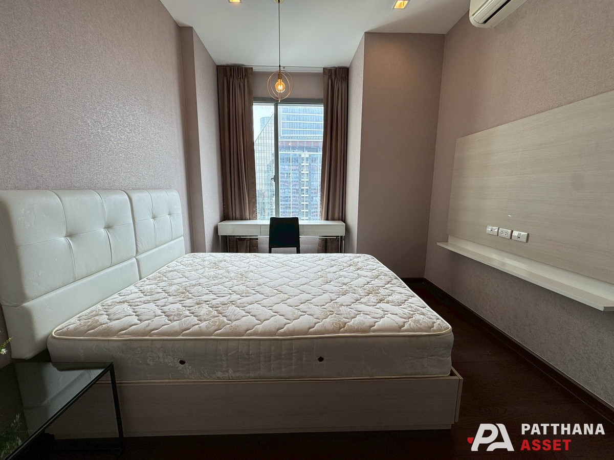 For RentCondoRama9, Petchburi, RCA : Q Asoke – 2 bedrooms for rent, beautiful room, good condition, like new.