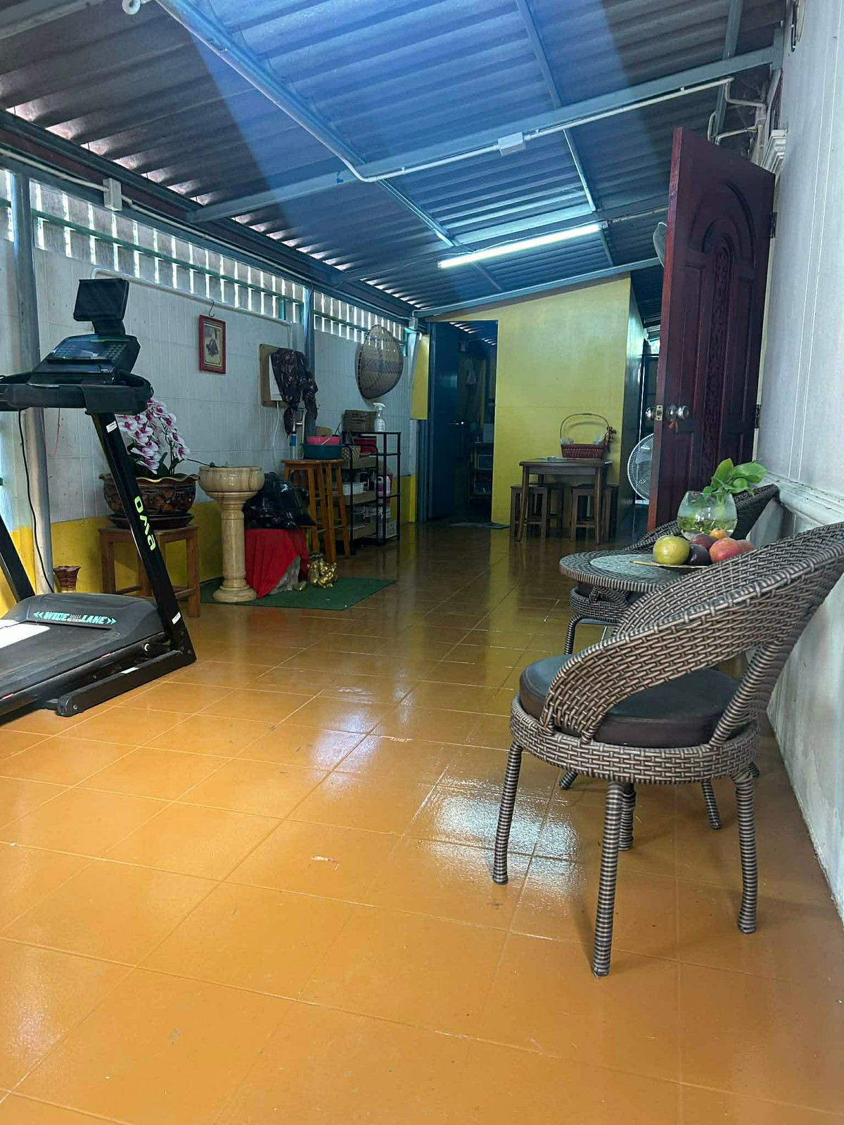 ขายบ้านสุพรรณบุรี : ขายบ้านเดี่ยวชั้นเดียว หมู่บ้านทวีสิน ใกล้สวนน้ำ