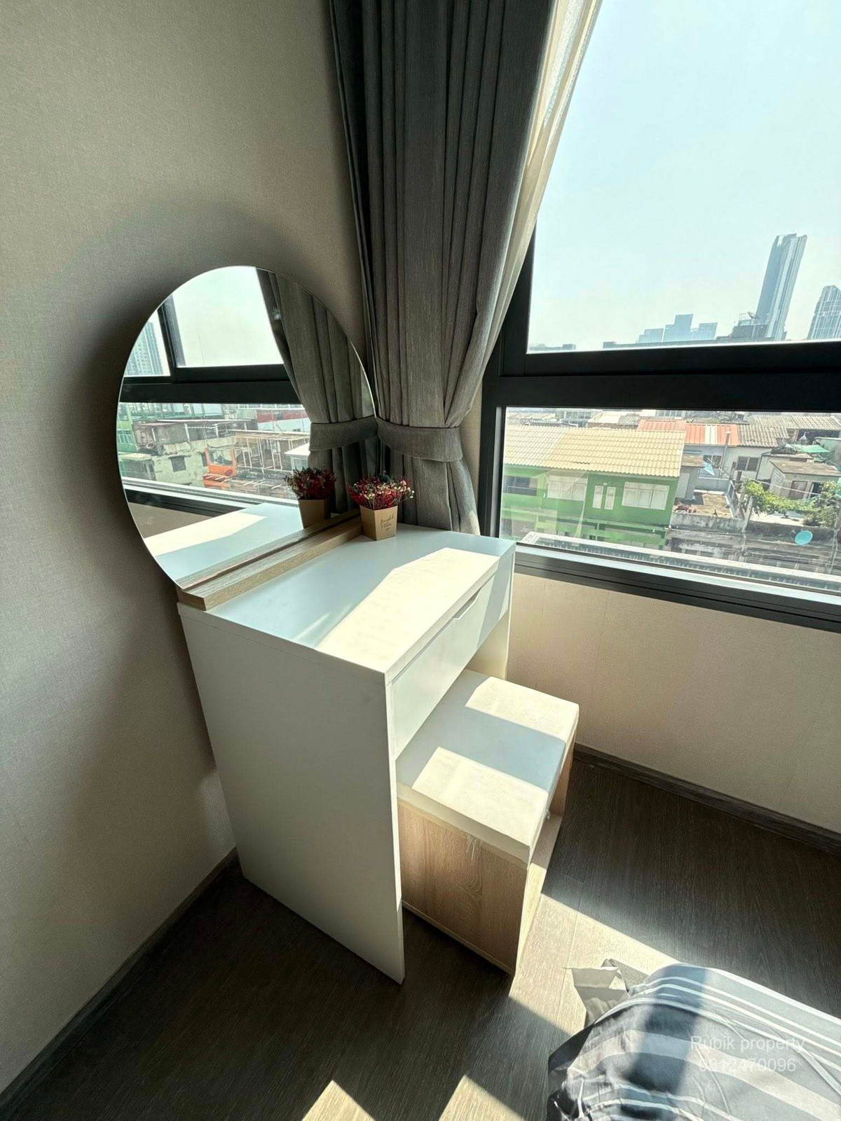 For RentCondoOnnut, Udomsuk : 🏙 For rent Ideo Sukhumvit 93 (Ideo S93) 🚆 Next to BTS Bang Chak, only 50 m. (Skywalk, direct connection) RB1617
