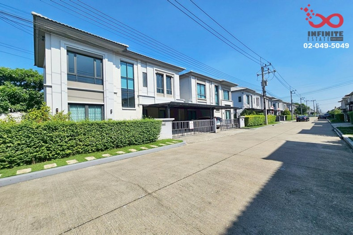 For SaleHousePathum Thani,Rangsit, Thammasat : Semi-detached house for sale, Grand Pleno, Phahonyothin-Vibhavadi, 2 floors, 41 sq m, near Future Rangsit.