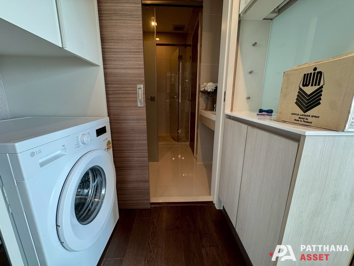 For RentCondoRama9, Petchburi, RCA : Q Asoke – 2 bedrooms for rent, beautiful room, good condition, like new.