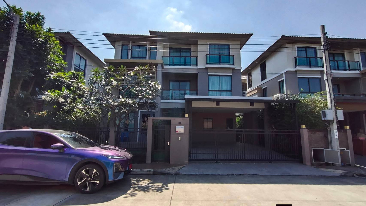 For RentHouseVipawadee, Don Mueang, Lak Si : 💥CP-9997💥 For Rent: 3-story detached house in Passorn Songprapa project. 👉Add Line @expertcondo