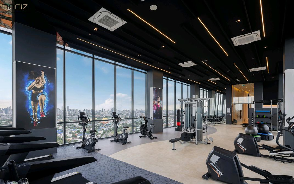 For RentCondoRamkhamhaeng, Hua Mak : Modiz Rhyme Ramkhamhaeng, ready to move in, near the BTS.