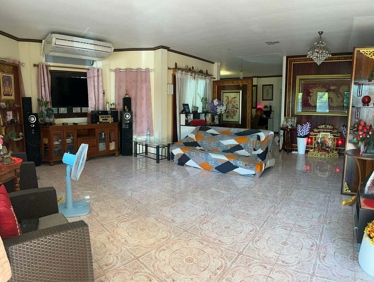 ขายบ้านสุพรรณบุรี : ขายบ้านเดี่ยวชั้นเดียว หมู่บ้านทวีสิน ใกล้สวนน้ำ