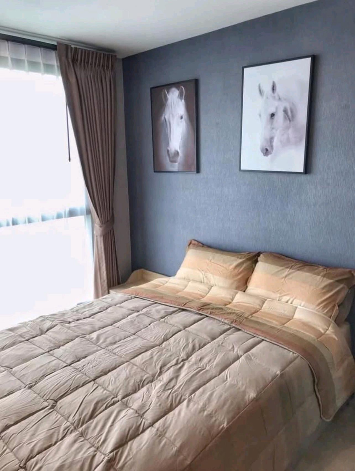 For RentCondoBangna, Bearing, Lasalle : ✨ Open view, not blocked, morning sun, good wind, comfortable living 🚆 Convenient transportation, connecting to BTS Bearing-Bangna and the Yellow Line.