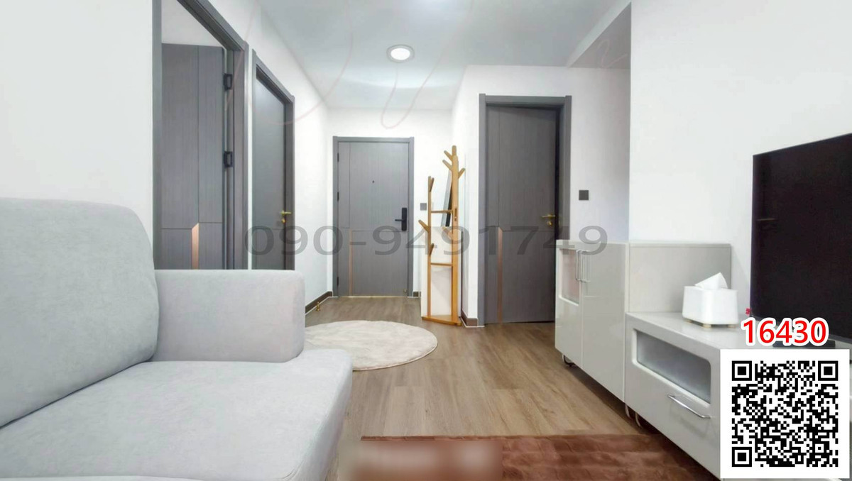 For RentCondoLadkrabang, Suwannaphum Airport : Condo for rent H1 On Nut-Lat Krabang, 2 bedrooms, Building H, near Robinson Lat Krabang.