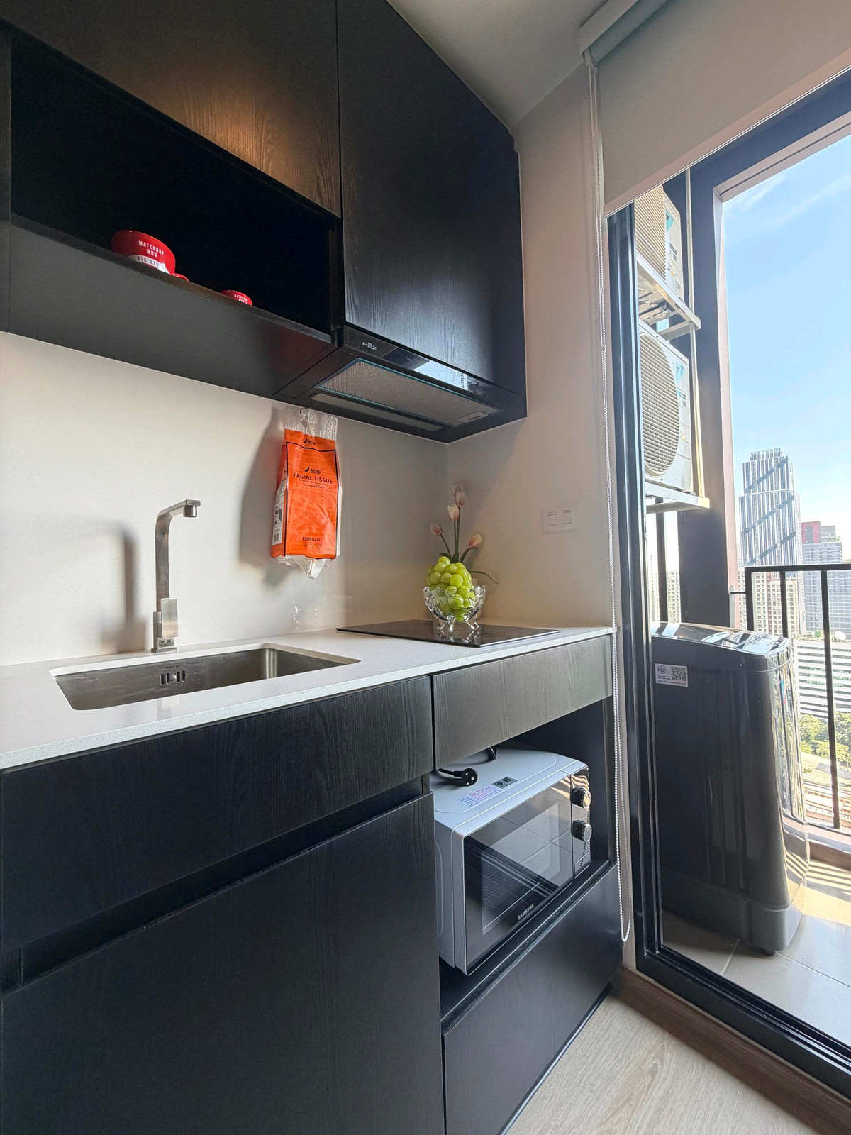 ให้เช่าคอนโดพระราม 9 เพชรบุรีตัดใหม่ RCA : 🔥ให้เช่าด่วน🔥โนเบิล นิว ดิสทริค อาร์ไนน์  เฟอร์นิเจอร์ครบพร้อมเข้าอยู่ MRT พระราม 9 และ Central พระราม 9