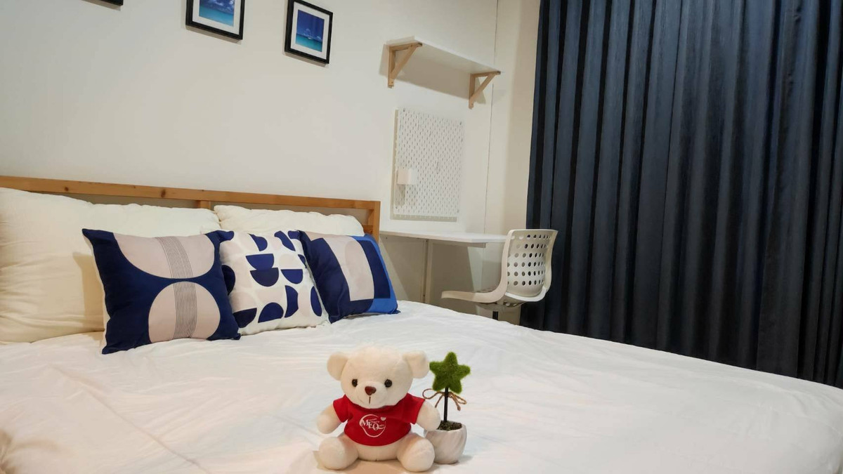 For RentCondoRama9, Petchburi, RCA : Condo for rent, Life Asoke, near MRT Phetchaburi / ARL Makkasan station, fully furnished, ready to move in. electrical appliance