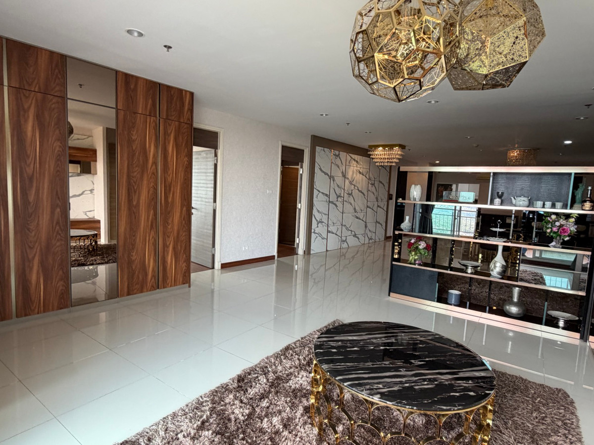 For SaleCondoRama3 (Riverside),Satupadit : For sale/rent Supalai Prima Riva Rama 3 | 3 bedrooms, high floor, river view ________________________________________ Luxury riverfront condo Supalai Prima Riva Rama 3, 42nd floor, area 256 sq m., 3 bedrooms, 5 bathrooms, maids room, panoramic Chao Phraya
