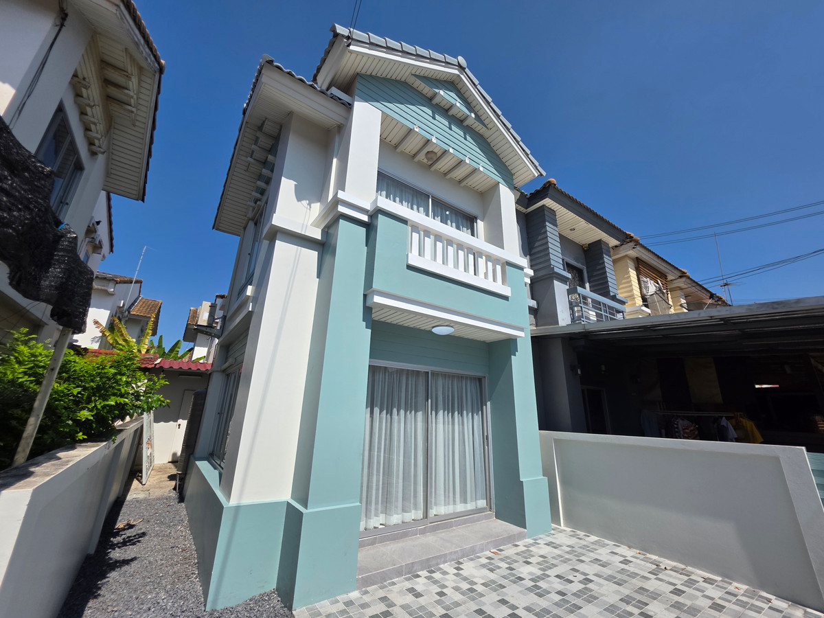 ขายทาวน์โฮมมีนบุรี-ร่มเกล้า : SF139 ขาย มบ.พูนสินธานี 3 ร่มเกล้า บ้านหลังมุม🥇 โล่งโปร่ง🥇 พร้อมอยู่