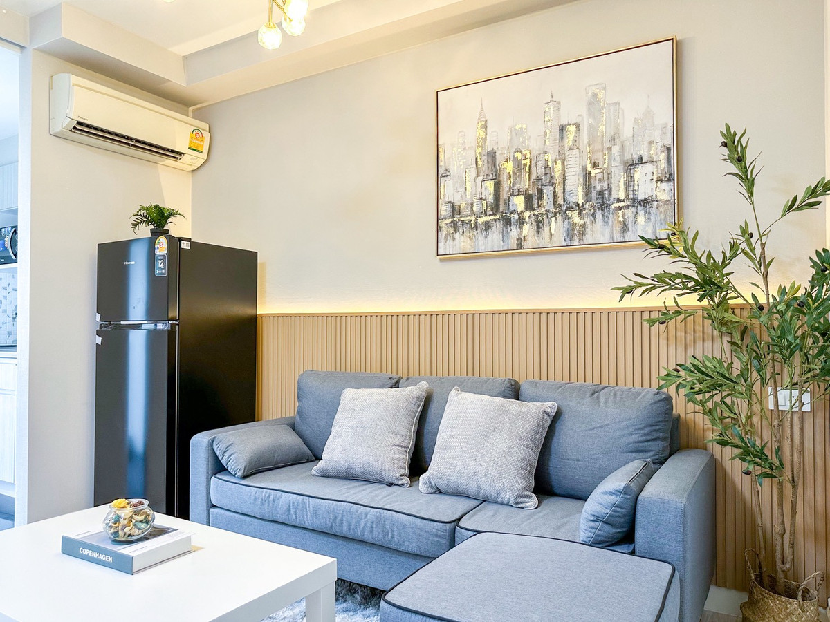 For RentCondoRatchadapisek, Huaikwang, Suttisan : For rent, L Style Condo, beautiful room, newly renovated, Ratchada Huai Khwang area. Pracharat Bamphen18