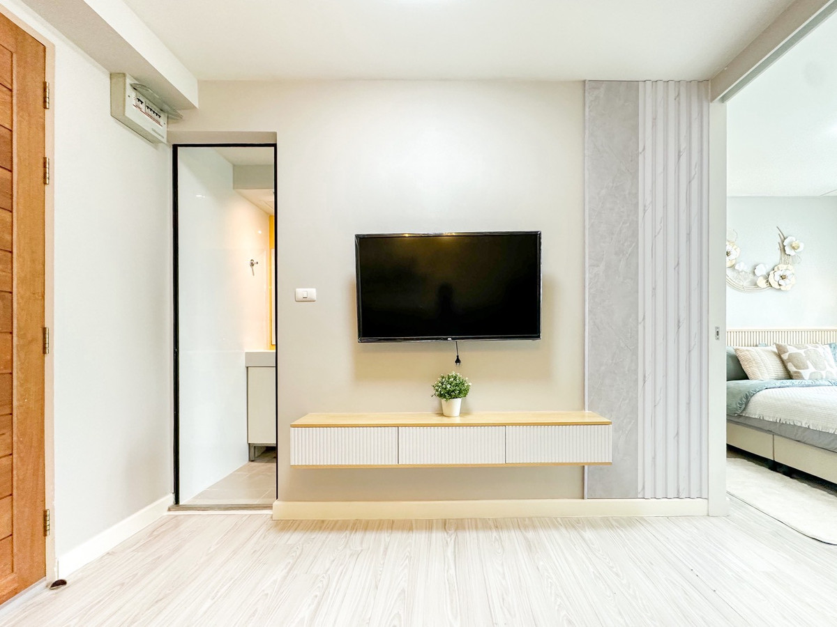 For RentCondoRatchadapisek, Huaikwang, Suttisan : For rent, L Style Condo, beautiful room, newly renovated, Ratchada Huai Khwang area. Pracharat Bamphen18