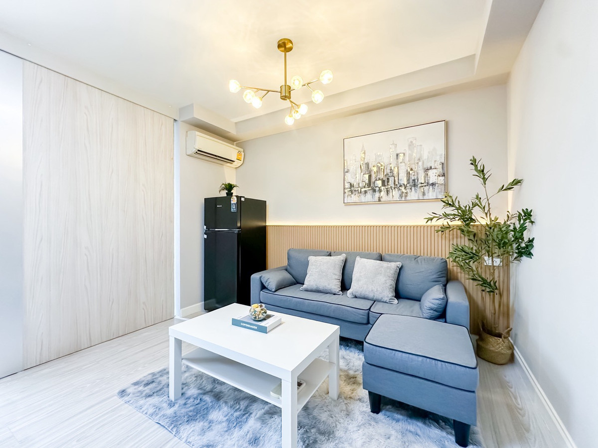 For RentCondoRatchadapisek, Huaikwang, Suttisan : For rent, L Style Condo, beautiful room, newly renovated, Ratchada Huai Khwang area. Pracharat Bamphen18