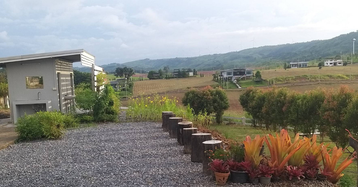 For SaleHotel&Apartment BusinessPhetchabun : ★House for sale with land 1 rai 35 sq m with furniture.  Have a valid Red Garuda title deed, Blizz by Khao Kho Highland Camp Son project.