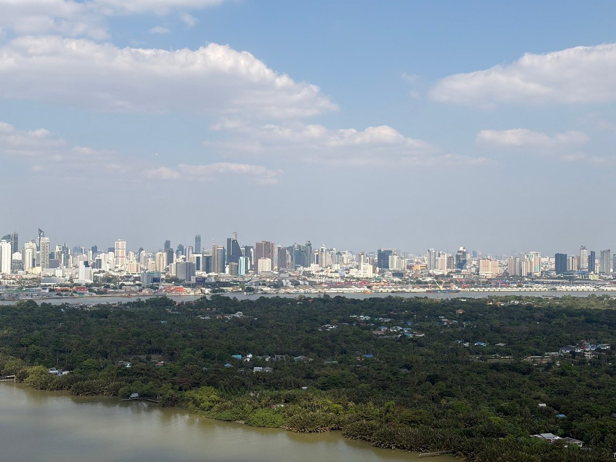 For SaleCondoRama3 (Riverside),Satupadit : For sale/rent Supalai Prima Riva Rama 3 | 3 bedrooms, high floor, river view ________________________________________ Luxury riverfront condo Supalai Prima Riva Rama 3, 42nd floor, area 256 sq m., 3 bedrooms, 5 bathrooms, maids room, panoramic Chao Phraya