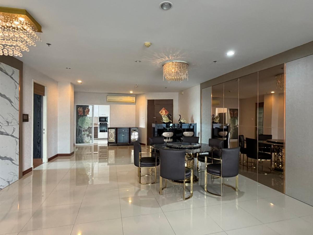 For SaleCondoRama3 (Riverside),Satupadit : For sale/rent Supalai Prima Riva Rama 3 | 3 bedrooms, high floor, river view ________________________________________ Luxury riverfront condo Supalai Prima Riva Rama 3, 42nd floor, area 256 sq m., 3 bedrooms, 5 bathrooms, maids room, panoramic Chao Phraya