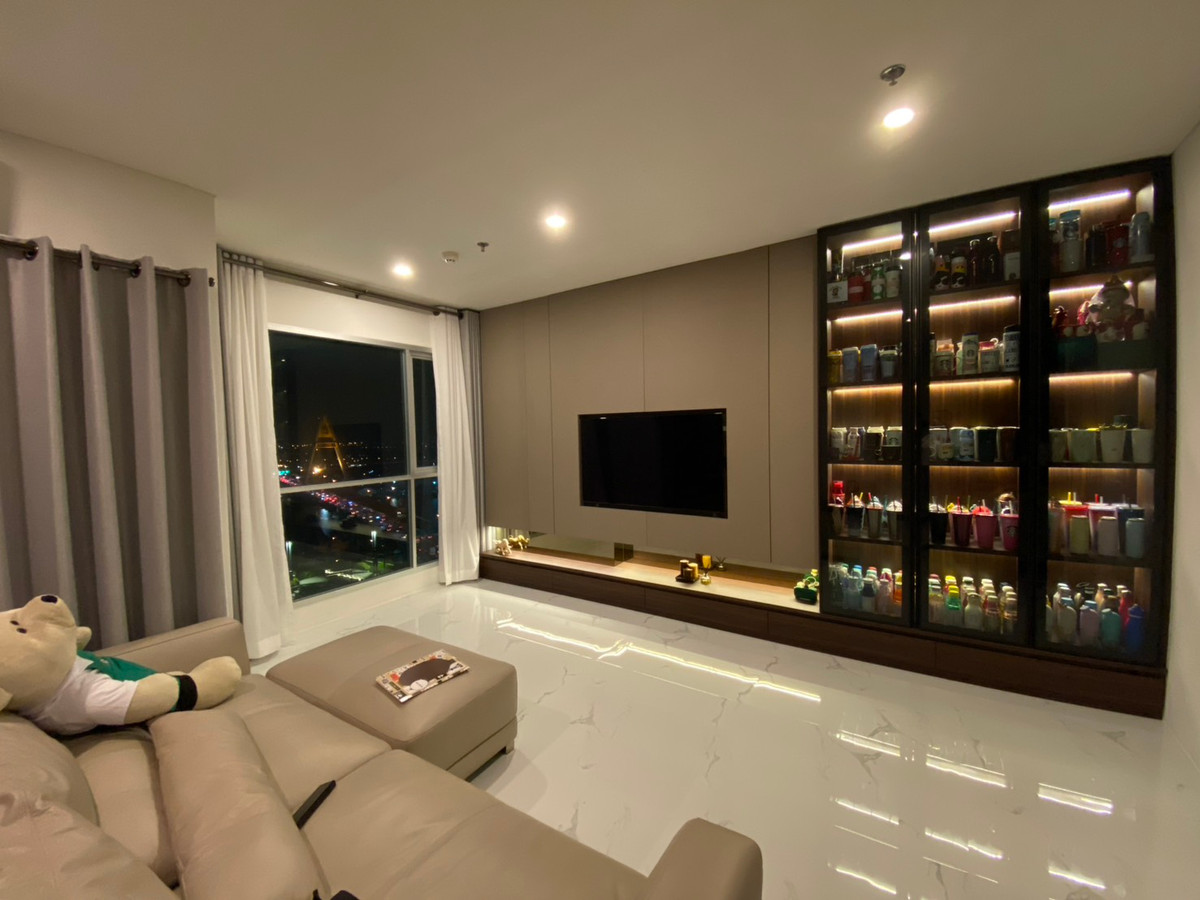 ขายคอนโดพระราม 3 สาธุประดิษฐ์ : วิวสวย ริมแม่น้ำ ห้องใหญ่ Lumpini Place Rama 3 - Riverine