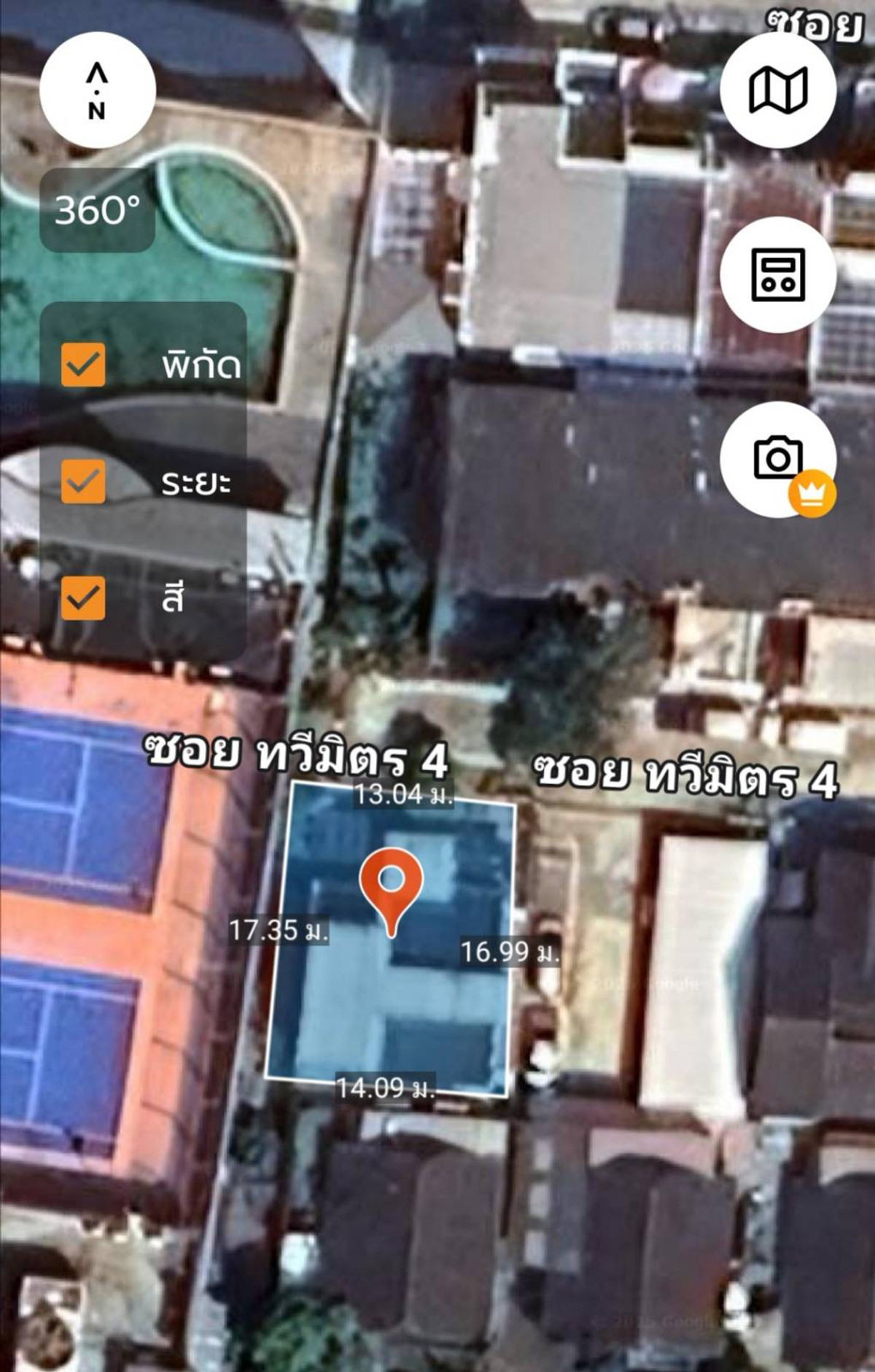 ขายบ้านพระราม 9 เพชรบุรีตัดใหม่ RCA : ขายด่วน!! ราคาดี!! บ้านเดี่ยว 3 ชั้น (รวมดาดฟ้า) หลังมุม เนื้อที่ 57.5 ตรว. หมู่บ้านทวีมิตร ซอย 4 ทำเลทอง ใจกลางเมือง หลังเซ็นทรัลพระราม 9 ใกล้ตึกอสมท. และรถไฟฟ้า MRT พระราม 9