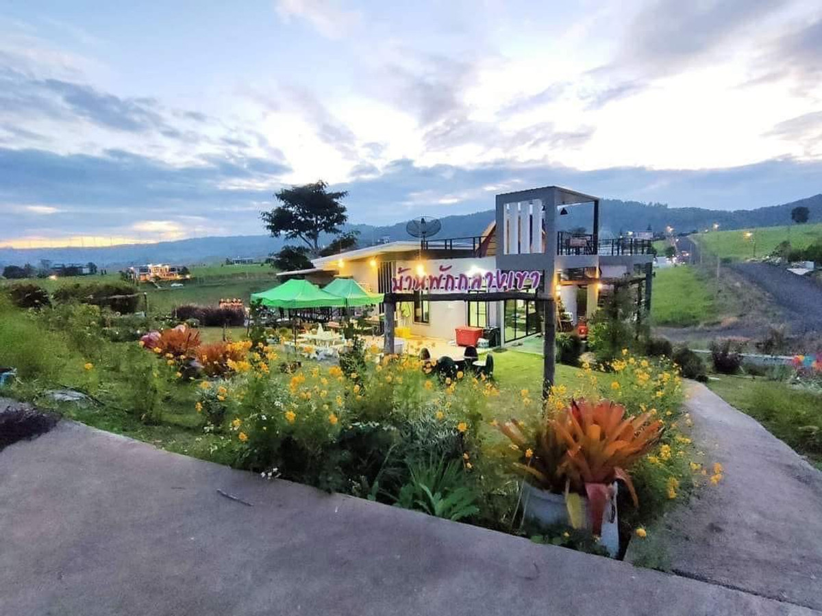 For SaleHotel&Apartment BusinessPhetchabun : ★House for sale with land 1 rai 35 sq m with furniture.  Have a valid Red Garuda title deed, Blizz by Khao Kho Highland Camp Son project.