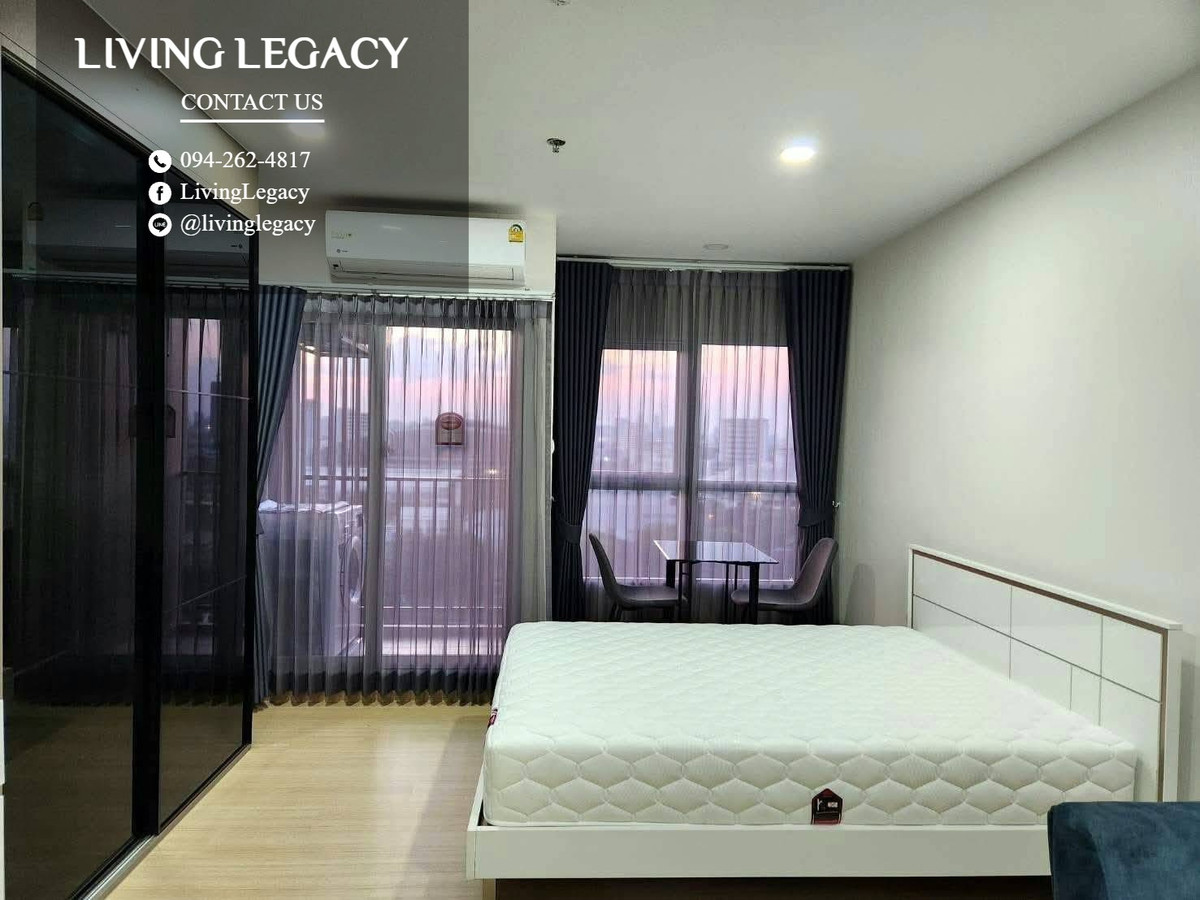 ให้เช่าคอนโดรามคำแหง หัวหมาก : T9EPX3 ให้เช่าคอนโด Supalai Veranda Ramkhamhaeng 30 ตร.ม. ชั้น 12 ตึก C line id : @livinglegacy