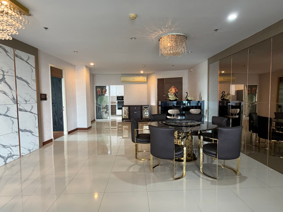 For SaleCondoRama3 (Riverside),Satupadit : For sale/rent Supalai Prima Riva Rama 3 | 3 bedrooms, high floor, river view ________________________________________ Luxury riverfront condo Supalai Prima Riva Rama 3, 42nd floor, area 256 sq m., 3 bedrooms, 5 bathrooms, maids room, panoramic Chao Phraya