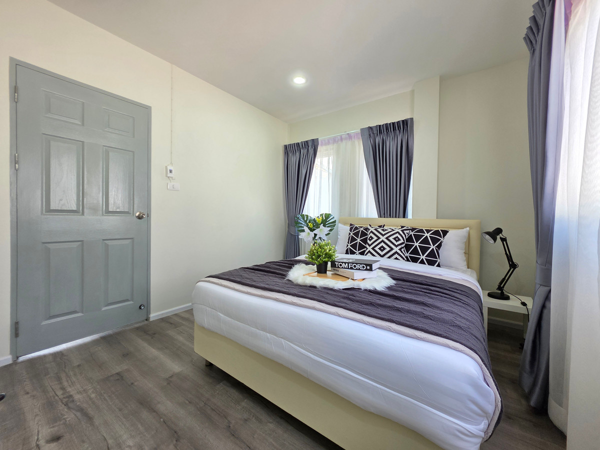 ขายทาวน์โฮมมีนบุรี-ร่มเกล้า : SF139 ขาย มบ.พูนสินธานี 3 ร่มเกล้า บ้านหลังมุม🥇 โล่งโปร่ง🥇 พร้อมอยู่