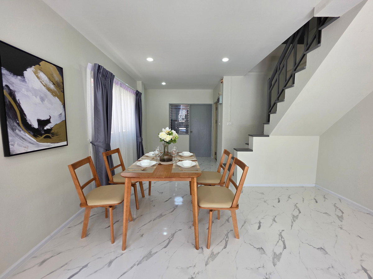 ขายทาวน์โฮมมีนบุรี-ร่มเกล้า : SF139 ขาย มบ.พูนสินธานี 3 ร่มเกล้า บ้านหลังมุม🥇 โล่งโปร่ง🥇 พร้อมอยู่