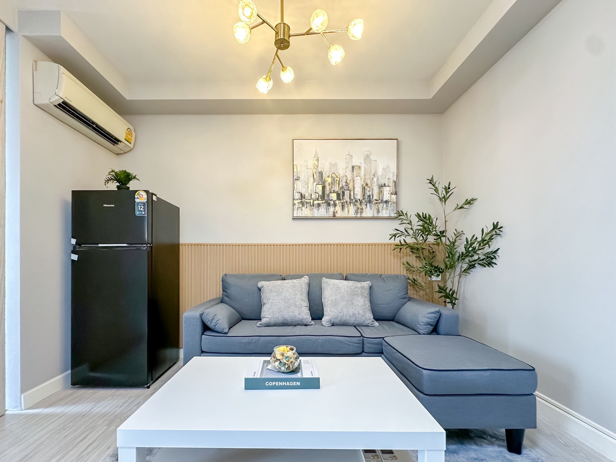 For RentCondoRatchadapisek, Huaikwang, Suttisan : For rent, L Style Condo, beautiful room, newly renovated, Ratchada Huai Khwang area. Pracharat Bamphen18