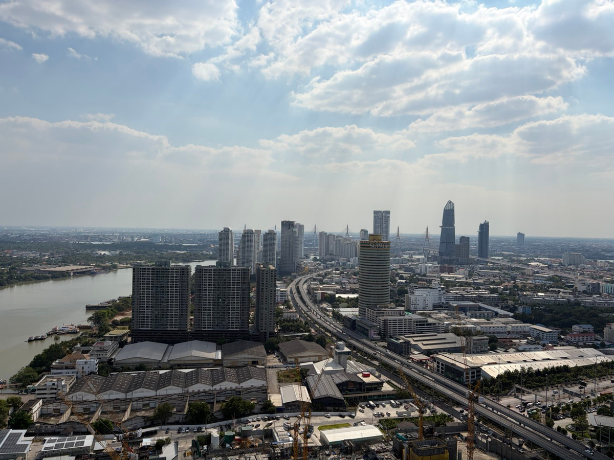 For SaleCondoRama3 (Riverside),Satupadit : For sale/rent Supalai Prima Riva Rama 3 | 3 bedrooms, high floor, river view ________________________________________ Luxury riverfront condo Supalai Prima Riva Rama 3, 42nd floor, area 256 sq m., 3 bedrooms, 5 bathrooms, maids room, panoramic Chao Phraya