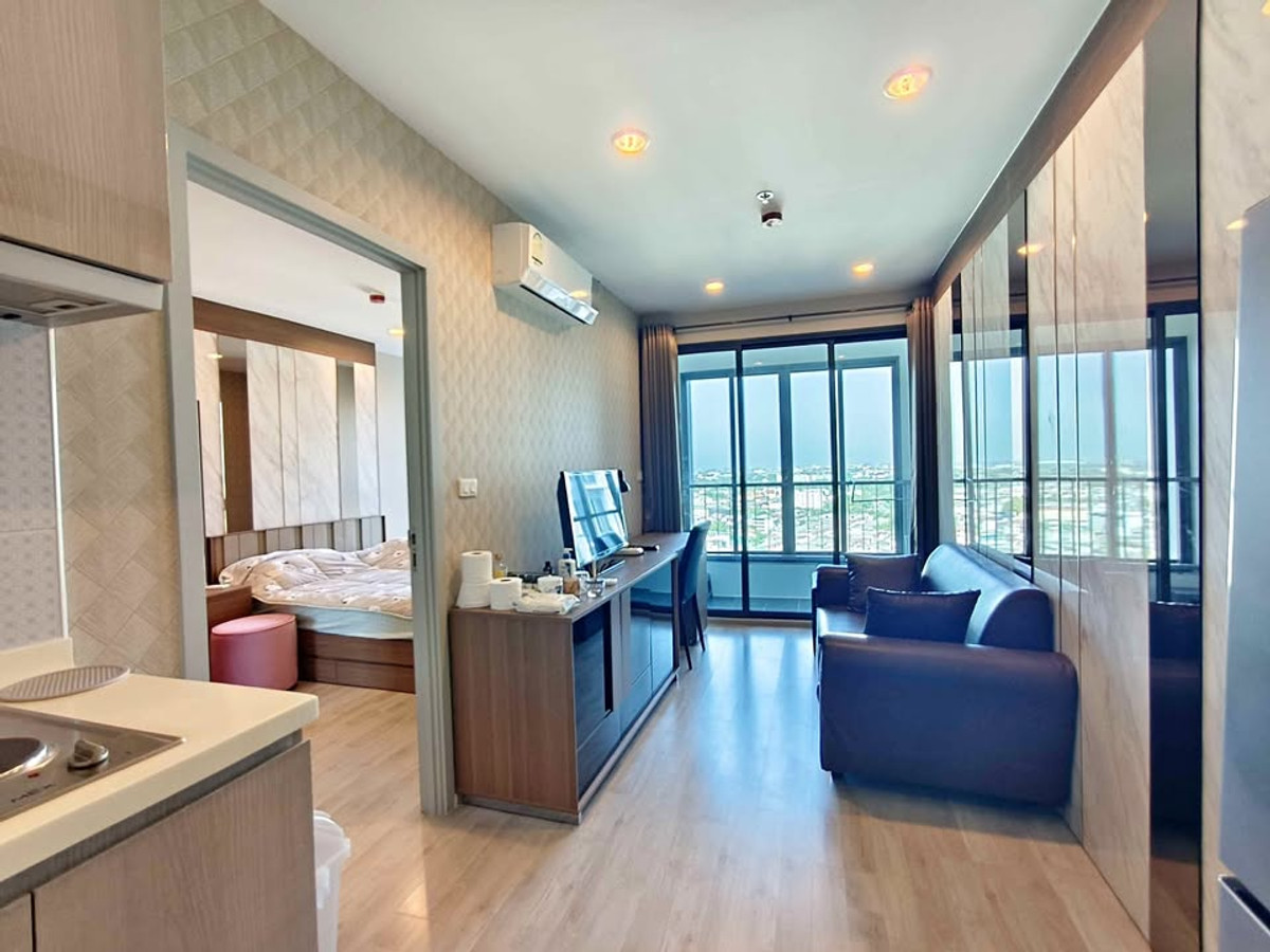 ให้เช่าคอนโดปิ่นเกล้า จรัญสนิทวงศ์ : ⭐️  IDEO Mobi Charan - Interchange ⭐️ 1 ห้องนอน 1 ห้องน้ำ 35 ตรม. ตกแต่งพร้อมเข้าอยู่