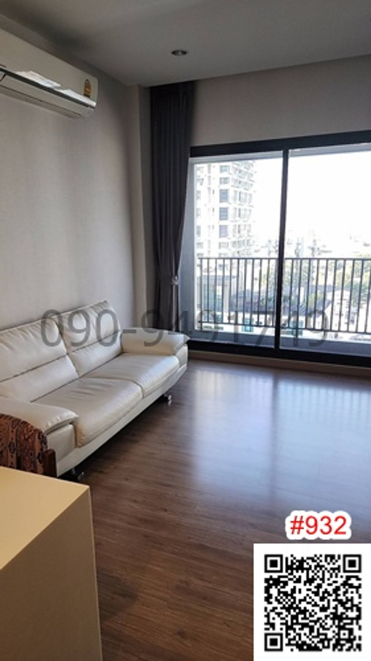 For RentCondoBang Sue, Wong Sawang, Tao Pun : Condo for rent, Chewathai Residence Bang Pho, corner room, view of the Chao Phraya River.