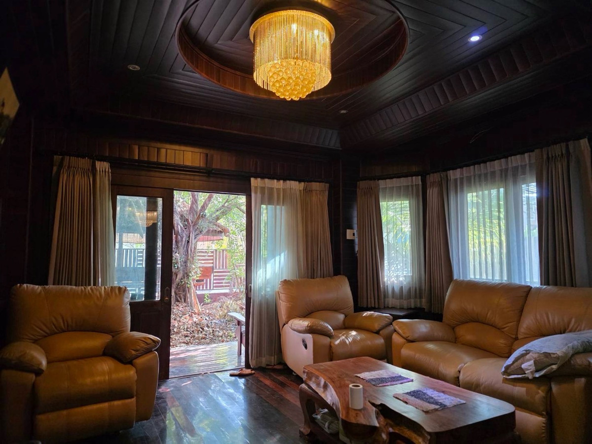 ขายบ้านเชียงใหม่ : 🏡 ขายบ้านไม้แท้ สร้างเอง มูลค่าสูงกว่าราคาขาย หมู่บ้านรินรดา3 อ.สารภี เชียงใหม่ น้ำไม่เคยท่วม